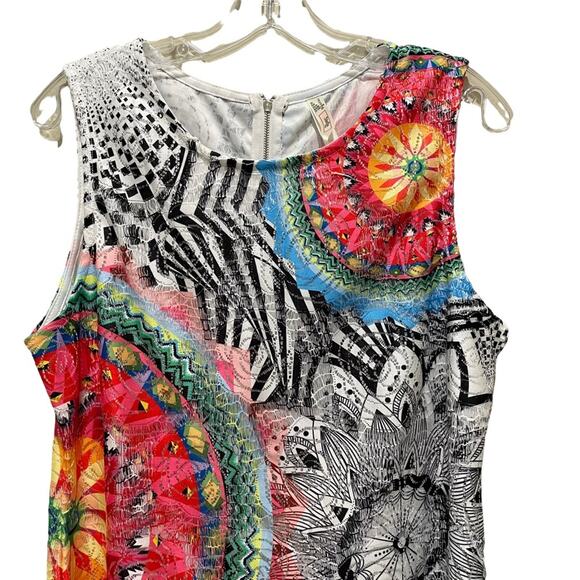 Stella Morgan Floral Lace Overlay Shift Dress Size 12 - Picture 4 of 7